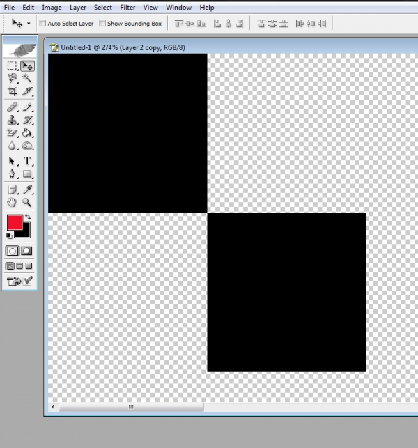 Creation of Checkered Illusion: Step 5